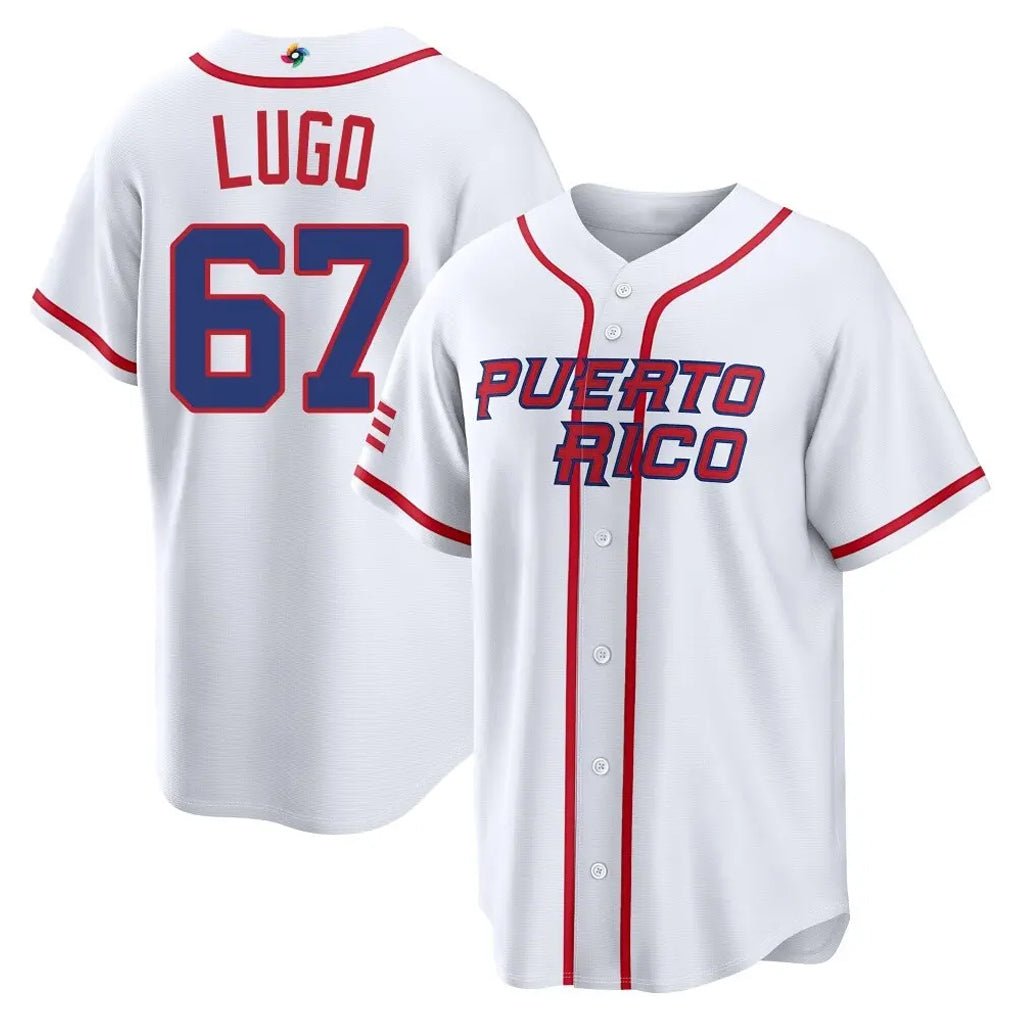Friene KC.Royals #67 Seth Lugo Player White 2026 World Classic Home Stitched Jerseys