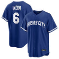 Friene KC.Royals #6 Jonathan India Player Royal Game Home Stitched Jerseys