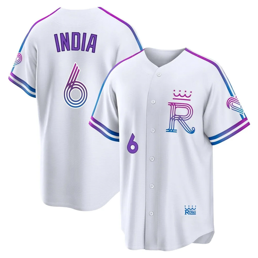 Friene KC.Royals #6 Jonathan India Player White 2026 City Connect Limited Home Stitched Jerseys