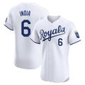 Friene KC.Royals #6 Jonathan India Player White Alt Limited Elite Home Stitched Jerseys