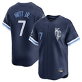 Friene KC.Royals #7 Bobby Witt Jr. Player Navy City Connect Limited Home Stitched Jerseys