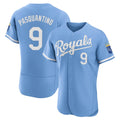 Friene KC.Royals #9 Vinnie Pasquantino Player Light Blue Alt Limited Elite Home Stitched Jerseys