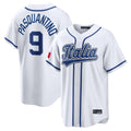 Friene KC.Royals #9 Vinnie Pasquantino Player White Italy 2026 WBC Classic Home Stitched Jerseys