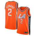 Friene L.Clippers #2 Kawhi Leonard Orange 202526 Swingman Stitched Jerseys - City Edition