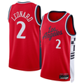 Friene L.Clippers #2 Kawhi Leonard Red 202425 Swingman Stitched Jerseys - Statement Edition