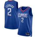 Friene L.Clippers #2 Kawhi Leonard Royal Swingman Stitched Jerseys - Icon Edition