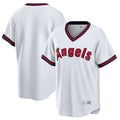 Friene LA.Angels White T-shirt Home Game Blank Player Stitched Jerseys