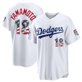 Friene LA.Angels #18 Yoshinobu Yamamoto White 2026 All-Star Edition Stars & Stripes Stadium Jerseys