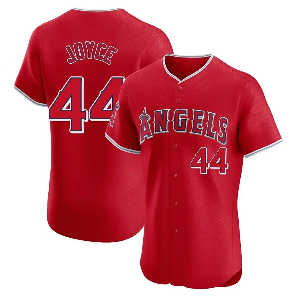 Friene LA.Angels #44 Ben Joyce Player Red Home Limited Elite Stitched Jerseys