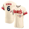 Friene LA.Angels #6 Anthony Rendon Player Cream City Connect Limited ELite Home Stitched Jerseys