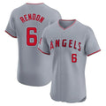 Friene LA.Angels #6 Anthony Rendon Player Gray Home Limited Elite Stitched Jerseys