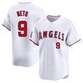 Friene LA.Angels #9 Zach Neto Player White Limited Home Stitched Jerseys