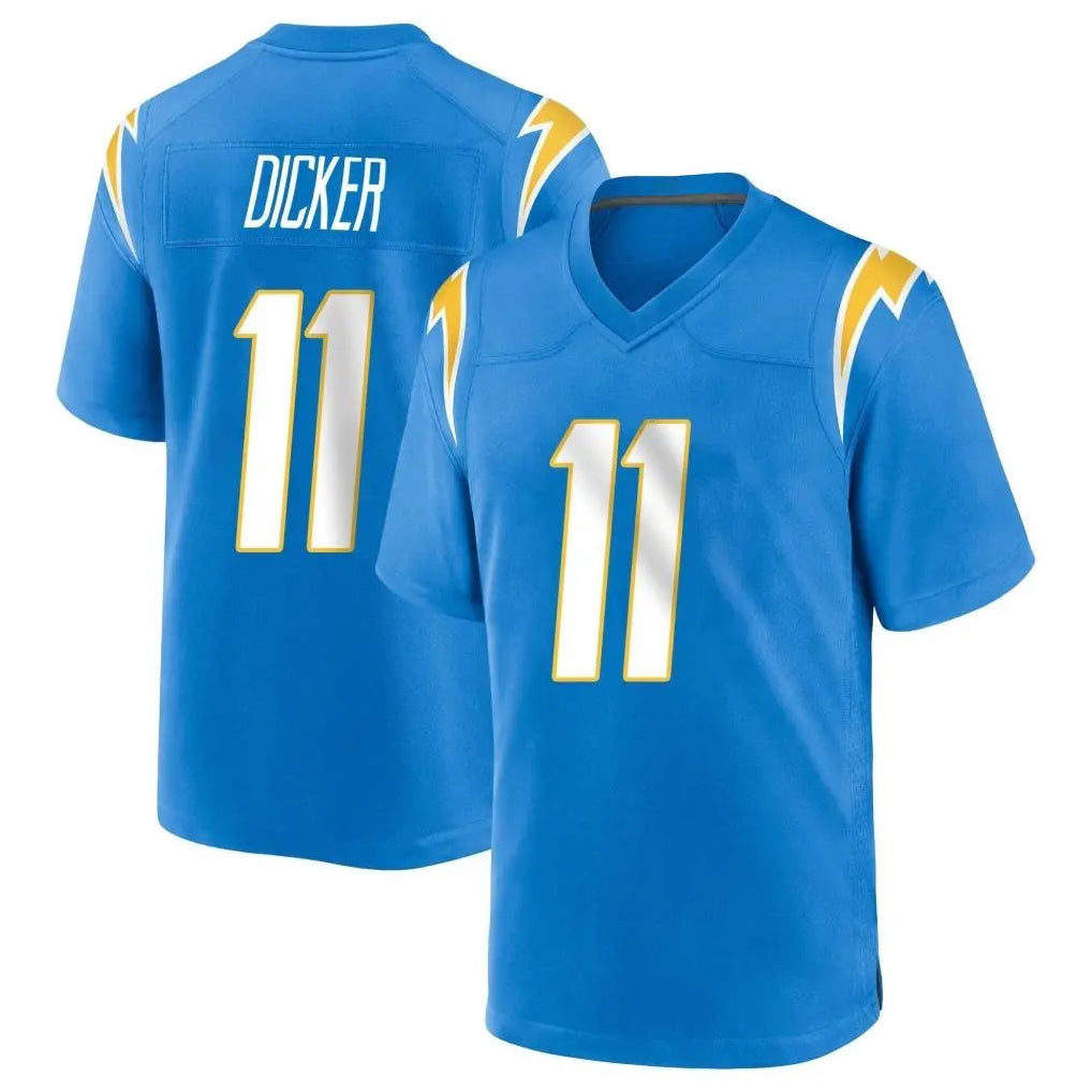 Friene LA.Chargers #11 Cameron Dicker Player Blue Home Game Stitched Jerseys