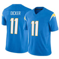 Friene LA.Chargers #11 Cameron Dicker Player Blue Limited Vapor F.U.S.E. Home Game Stitched Jerseys
