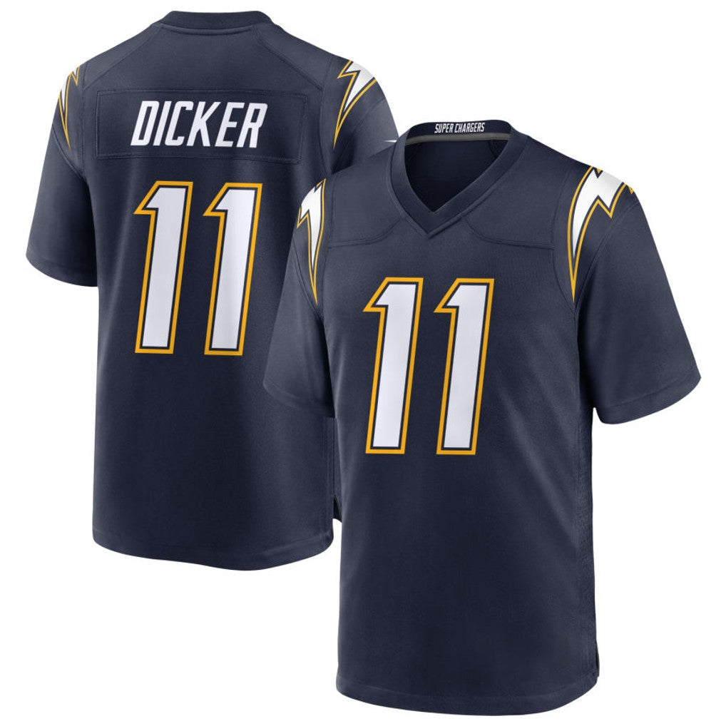Friene LA.Chargers #11 Cameron Dicker Player Navy Alternate Home Game Stitched Jerseys