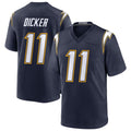 Friene LA.Chargers #11 Cameron Dicker Player Navy Alternate Home Game Stitched Jerseys