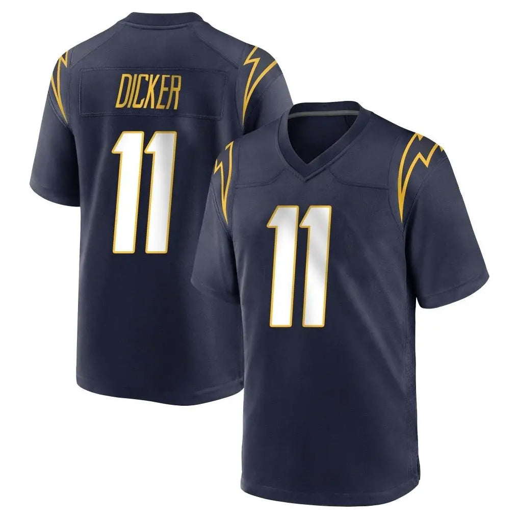 Friene LA.Chargers #11 Cameron Dicker Player Navy Home Game Stitched Jerseys