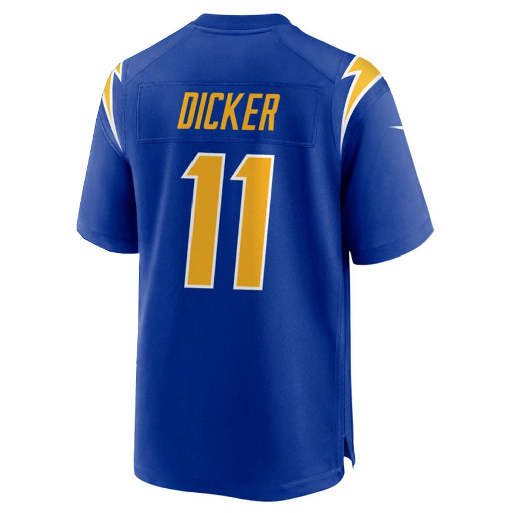 Friene LA.Chargers #11 Cameron Dicker Player Royal Home Game Stitched Jerseys