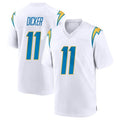Friene LA.Chargers #11 Cameron Dicker Player White Home Game Stitched Jerseys