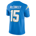 Friene LA.Chargers #15 Ladd McConkey Powder Blue Team Vapor F.U.S.E. Limited Stitched Jerseys