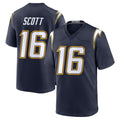 Friene LA.Chargers #16 J.K. Scott Player Navy Alternate Home Game Stitched Jerseys