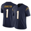Friene  LA.Chargers #1 Quentin Johnston Player Navy Limited Vapor F.U.S.E. Home Game Stitched Jerseys