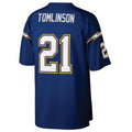 Friene LA.Chargers #21 LaDainian Tomlinson Mitchell & Ness Navy Retired Player Legacy Replica Jersey Stitched Jerseys