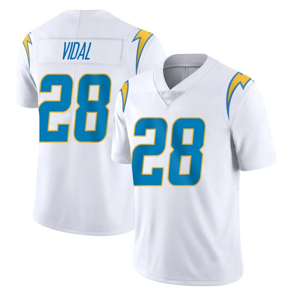 Friene LA.Chargers #28 Kimani Vidal Player White Limited Vapor Untouchable Home Game Stitched Jerseys