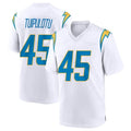 Friene LA.Chargers #45 Tuli Tuipulotu Player White Home Game Stitched Jerseys