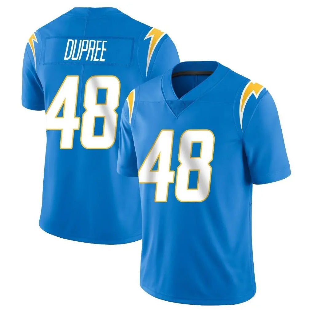 Friene LA.Chargers #48 Bud Dupree Player Blue Limited Vapor Untouchable Home Game Stitched Jerseys