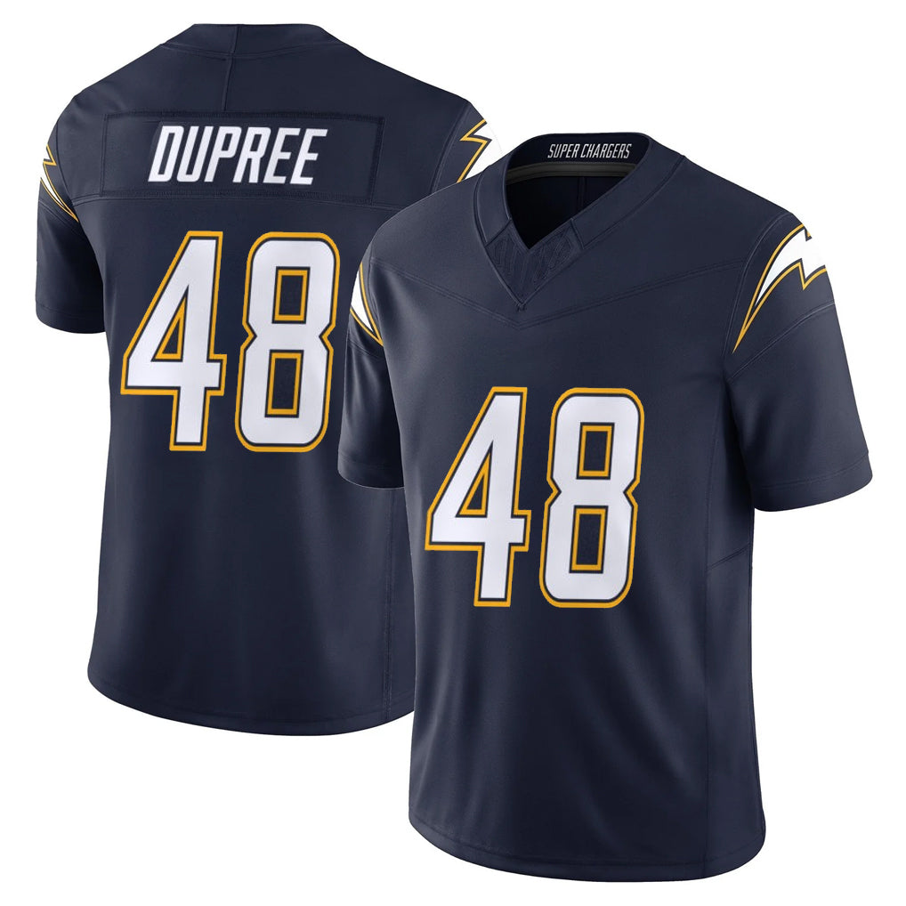 Friene LA.Chargers #48 Bud Dupree Player Navy Vapor F.U.S.E. Limited Home Game Stitched Jerseys