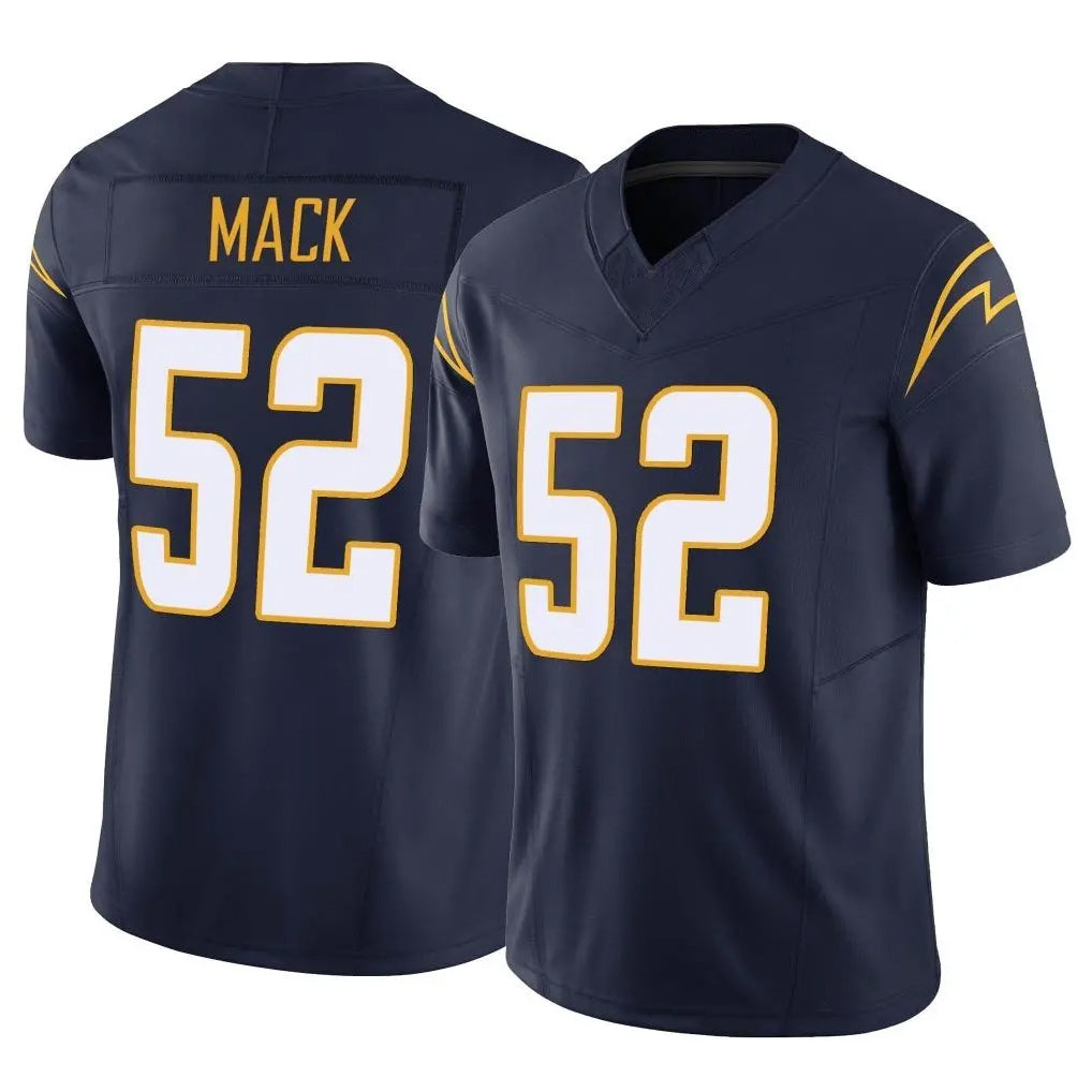 Friene LA.Chargers #52 Khalil Mack Player Navy Limited Vapor F.U.S.E. Home Game Stitched Jerseys
