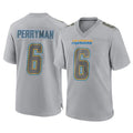 Friene LA.Chargers #6 Denzel Perryman Player Gray Atmosphere Fashion Home Game Stitched Jerseys