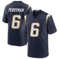 Friene LA.Chargers #6 Denzel Perryman Player Navy Alternate Home Game Stitched Jerseys