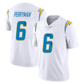 Friene LA.Chargers #6 Denzel Perryman Player White Limited Vapor Untouchable Home Game Stitched Jerseys