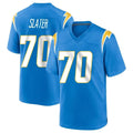 Friene LA.Chargers #70 Rashawn Slater Player Blue Home Game Stitched Jerseys