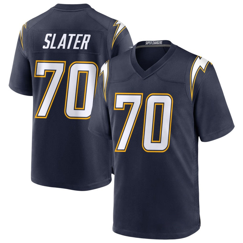 Friene LA.Chargers #70 Rashawn Slater Player Navy Alternate Home Game Stitched Jerseys
