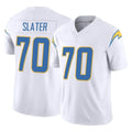 Friene LA.Chargers #70 Rashawn Slater Player White Limited Vapor F.U.S.E. Home Game Stitched Jerseys