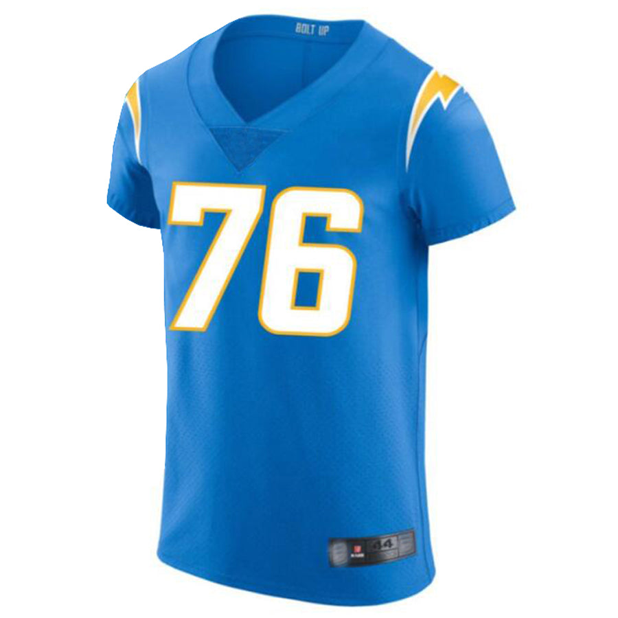 Friene LA.Chargers #76 Joe Alt Powder Blue Vapor Elite Player Jersey American Stitched Jerseys