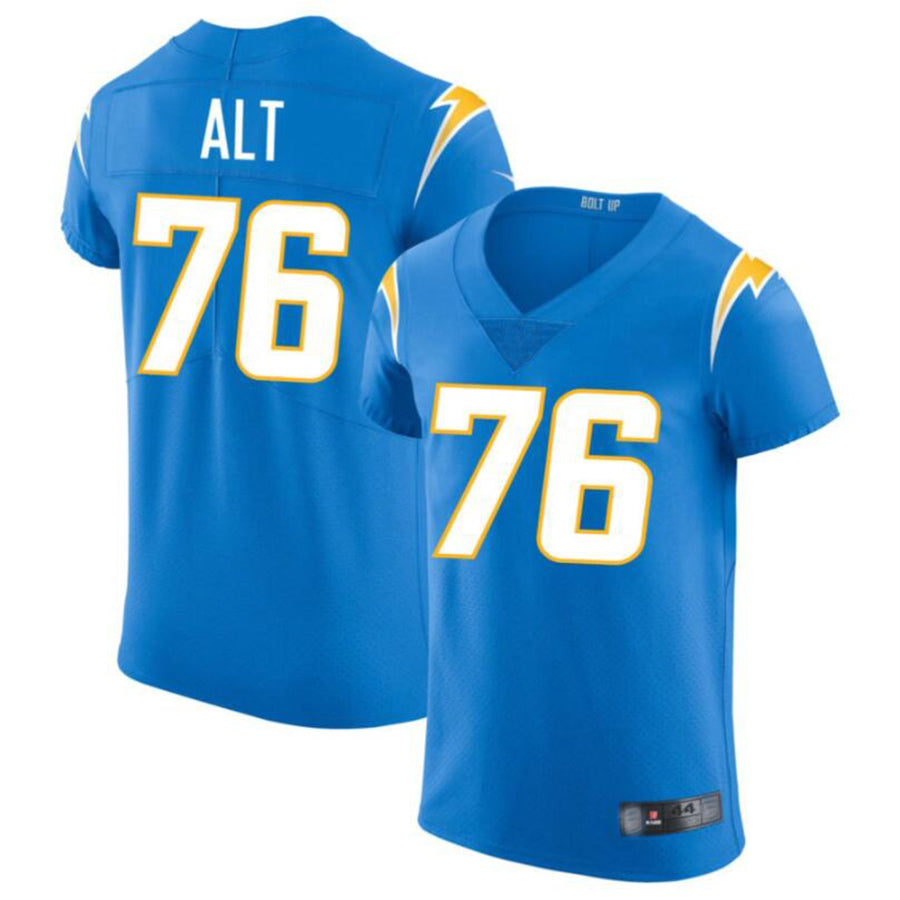 Friene LA.Chargers #76 Joe Alt Powder Blue Vapor Elite Player Jersey American Stitched Jerseys