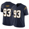 Friene LA.Chargers #93 Teair Tart Player Navy Limited Vapor F.U.S.E. Home Game Stitched Jerseys