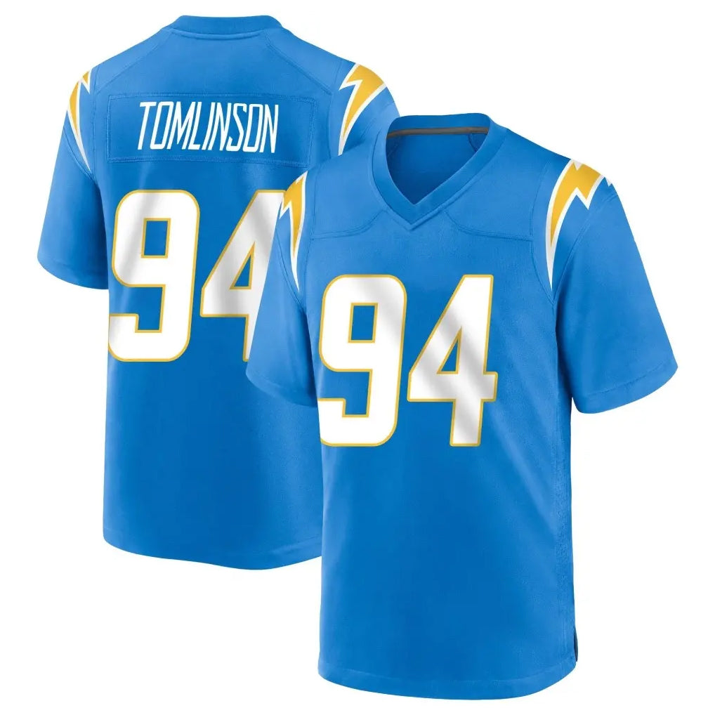 Friene LA.Chargers #94 Dalvin Tomlinson Player Blue Home Game Stitched Jerseys