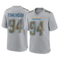 Friene LA.Chargers #94 Dalvin Tomlinson Player Gray Atmosphere Fashion Home Game Stitched Jerseys