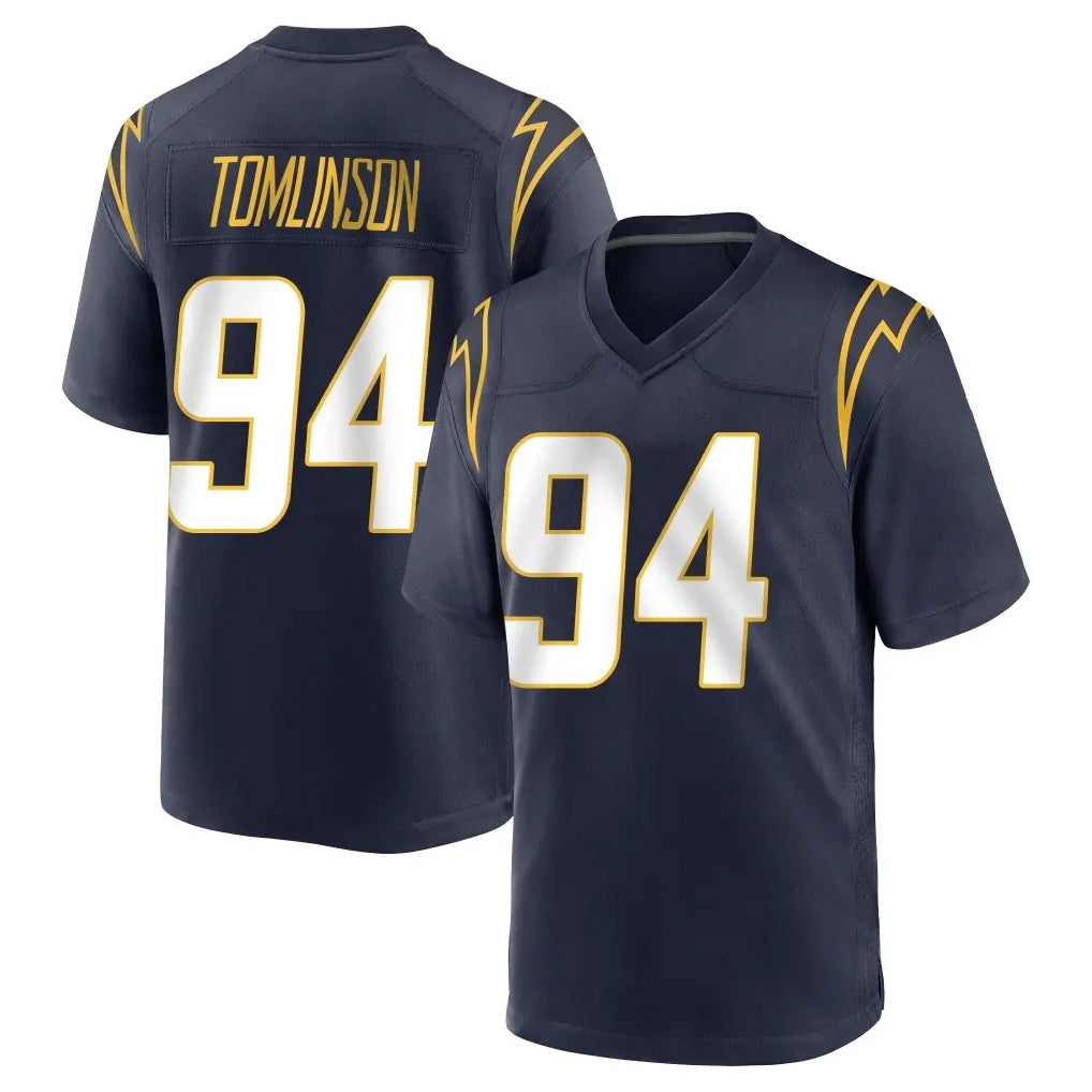 Friene LA.Chargers #94 Dalvin Tomlinson Player Navy Home Game Stitched Jerseys
