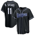 Friene LA.Dodgers #11 Roki Sasaki Player Black Carbon Limited Home Stitched Jerseys