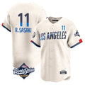 Friene LA.Dodgers #11 Roki Sasaki Player Cream World Series City Connect Limited Home Stitched Jerseys