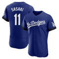 Friene LA.Dodgers #11 Roki Sasaki Player Royal City Connect Elite Home Stitched Jerseys