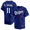 Friene LA.Dodgers #11 Roki Sasaki Player Royal Limited Home Stitched Jerseys