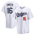 Friene LA.Dodgers #16 Will Smith Player Gold White 2026 Collection Stadium Limited Stitched Jerseys