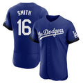 Friene LA.Dodgers #16 Will Smith Player Royal City Connect Elite Home Stitched Jerseys